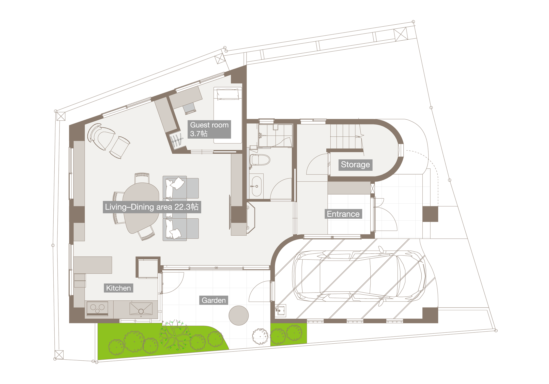1F Floor Plan