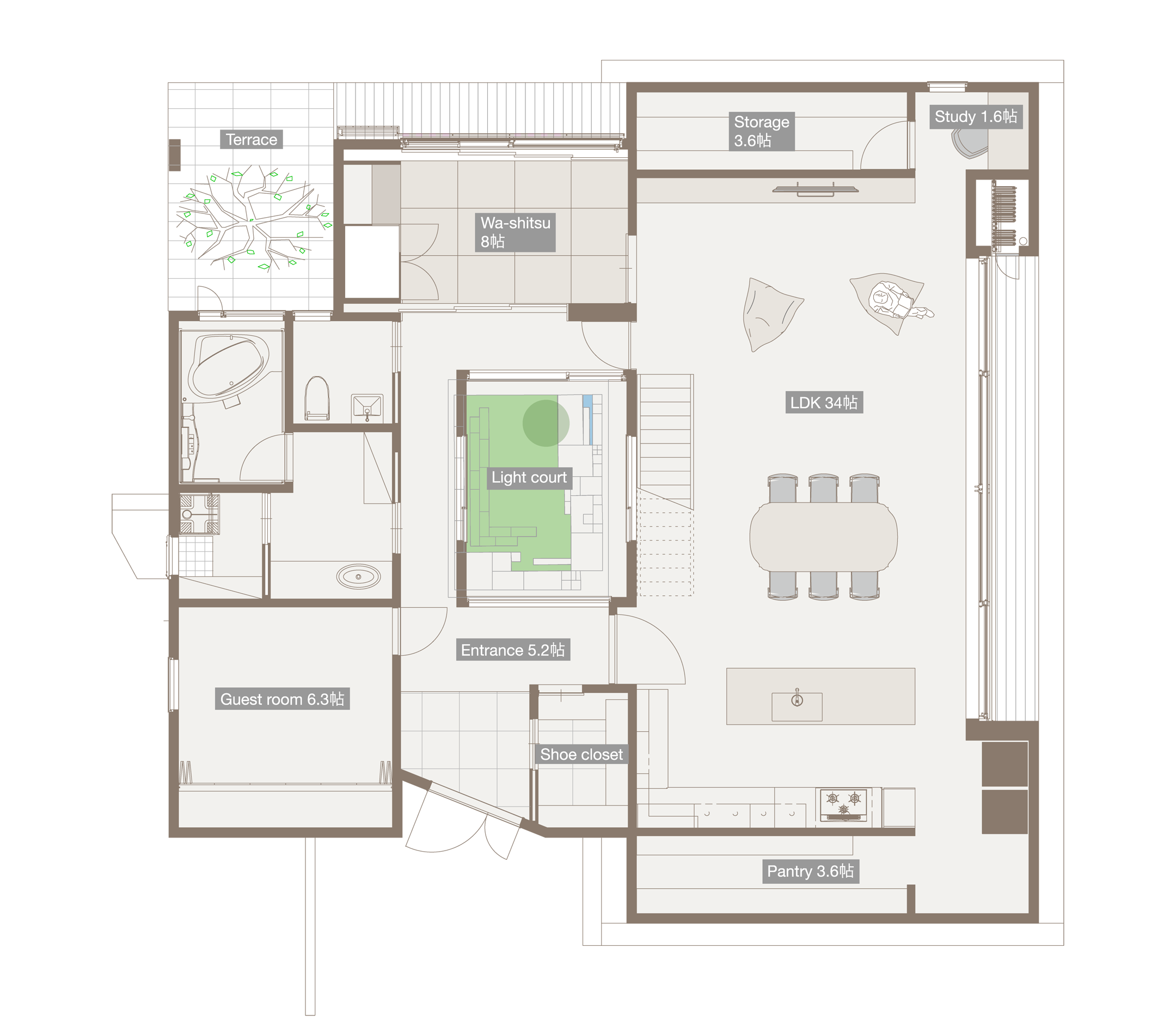 1F Floor Plan